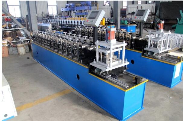 Metal Frame Steel Garage Door Roller Shutter Door Roll Forming Machine