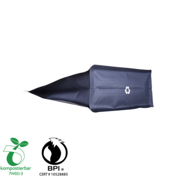 Zipper Square Bottom Heat Seal Biodegradable Bag Supplier In China