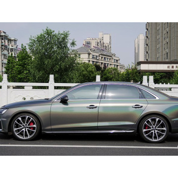 Glanz Regenbogen Laser Silber Wrap Vinyl