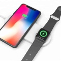 Cargador inalámbrico de carga dual rápida iPhone de Apple iWatch