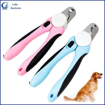 Amazon Hot Selling Pet Dog Puppy Cat Claw Nail Scissors Clippers Safe Kit Shears Grooming Trimmer