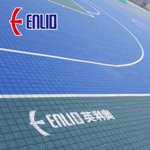 Matras lapangan basket outdoor yang saling terkait