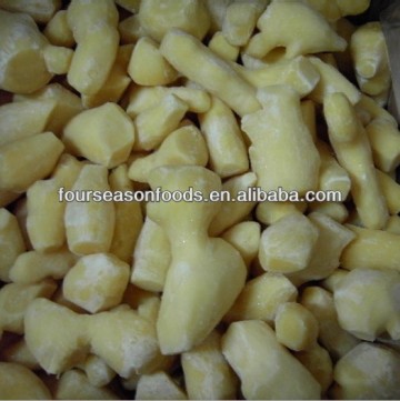IQF frozen peeled ginger, chinese golden supplier