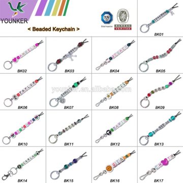 DIY Alphabet Beads Set, Beaded Jewelry, Beaded Keychains