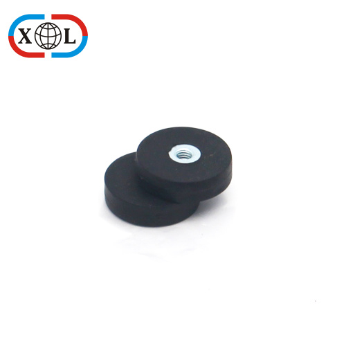 Round Pot Magnet with Internal Steel Thread