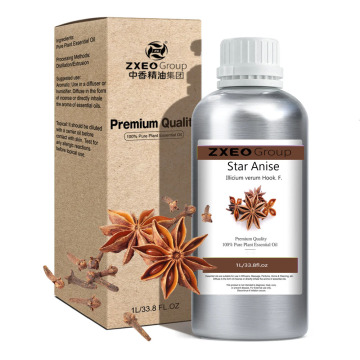 100% Natural food grade Star Anise Oil 99% Anethole Star Anise Essential Oil