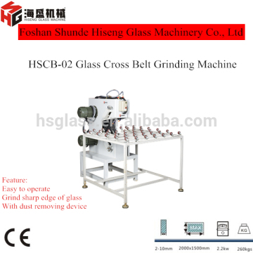 HSCB-02 Glass Cross Belt Grinding Machines Grind Sharp Glass Machines