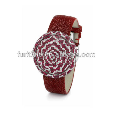 geneva rhinestone watch cool watch for teenager hip hop watch