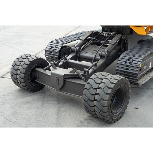 Jessie Rhinoceros wheel crawler excavator X9 9 ton crawler excavator tire digger