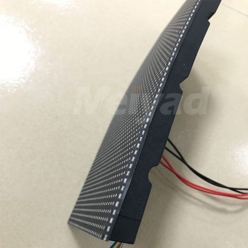 P4 outdoor flexible module LED display screen curved