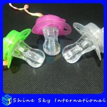 Excellent Quality Crazy Selling Led Pacifier Flashing With Cheer Whistle
