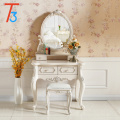 Custom Wood Furniture Vanity Dressing Table White