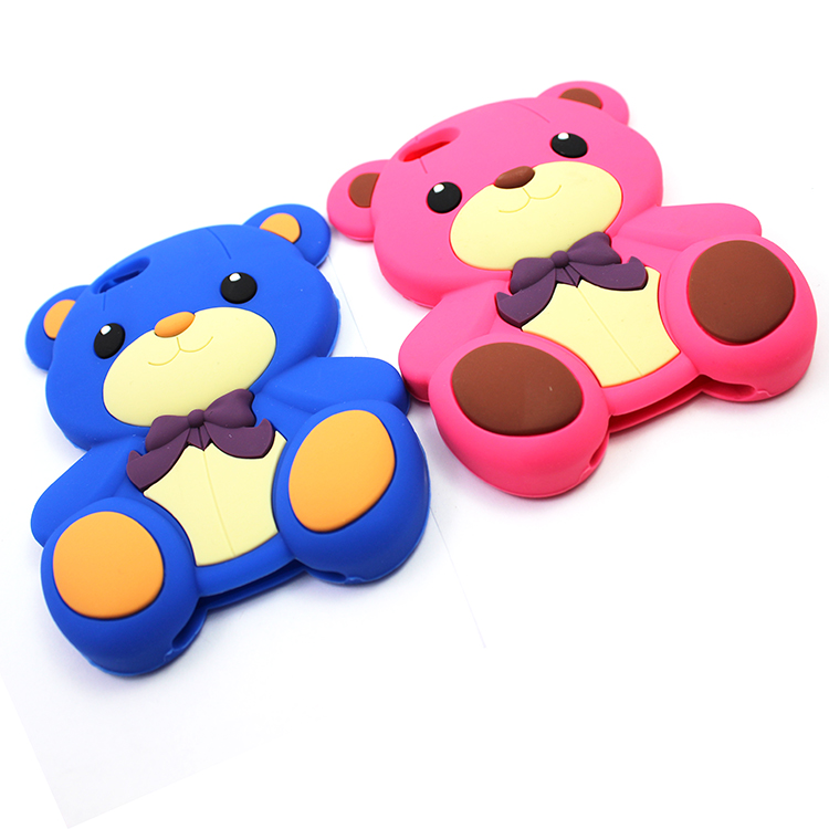 Lovely animal shape silicone iphone5s phone case for gifts