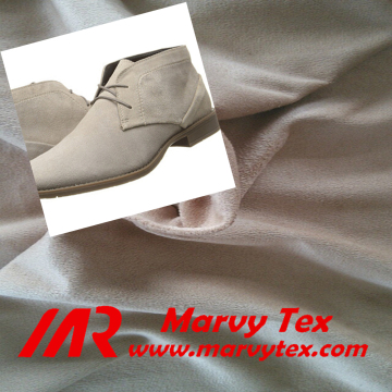 shoe and bag material washable suede fabric