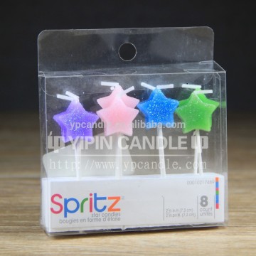 magic star type birthday candles