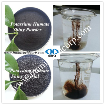 Agricultural use potassium humate