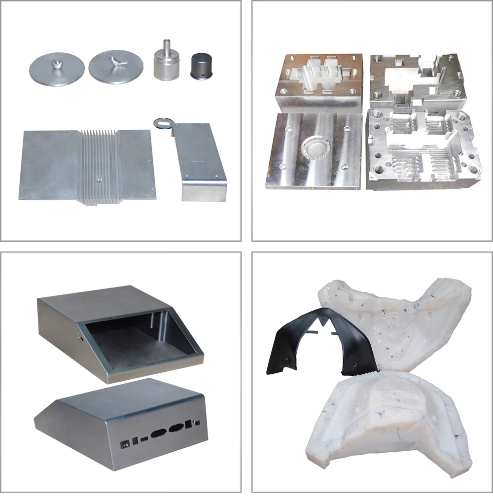 Metal plastic rapid prototype manufacturing steel prototype CNC machining