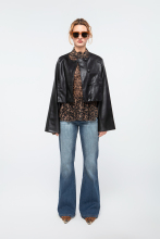 Stylish Black PU Leather Jacket for Casual Wear