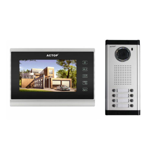 7-inch wired video intercom system multi unit