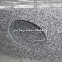 Flower White Granite Vanity top,China White granite top