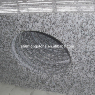 Flower White Granite Vanity top,China White granite top