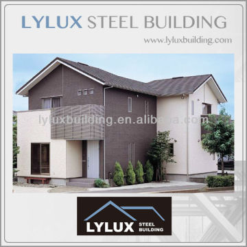 Cheap steel structure prefab house building & fabricated villa