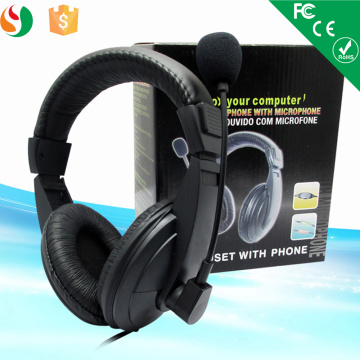 Auriculares de juego plegables de 3.5 mm Super Bass estéreo para PC