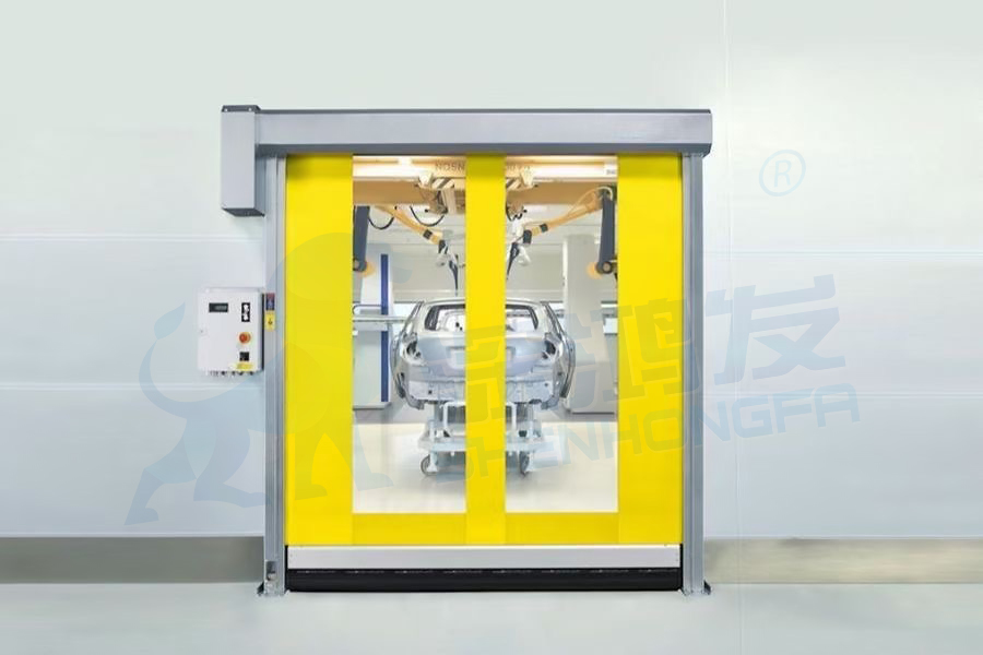 Rapid rolling shutter door PVC curtain door