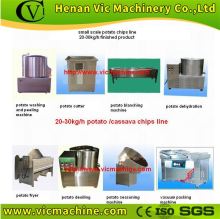 Potato Chips production Line potato slice making line