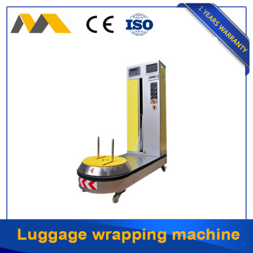 Luggage case box wrapping machine with stretch film packing