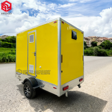 Custom Tailored High-Capacity Portable Toilet Trailer with Unique Features