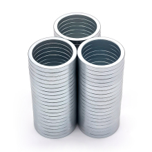 D23.8*D19.8*2.5mm Zinc Color Strong Force Ring Shape NdFeB Magnet in Costimestic Packaging