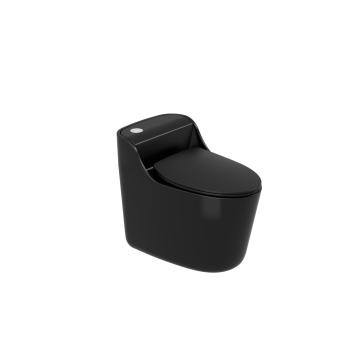 Matte black color ceramic Siphonic One piece Toilet