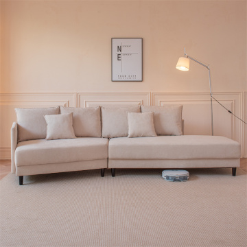 Streamlined 4P Seating Capacity Sectional Sofa Set