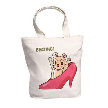 Fabric Shopping Bag with PET Woven Fabric Materials, OEM Orders are Welcome