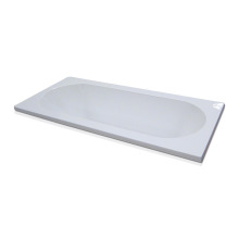 Acrylic Deep  Drop-in Bath Tub in White