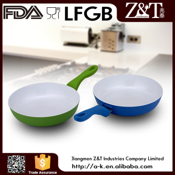 aluminum colorful round fry pan with FDA