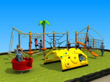 New game kids outdoor climbing structure