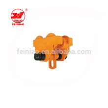 Single Rail Hand Pushing Plain Trolley on Wheels