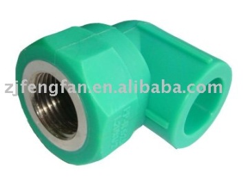 PPR female thread elbow with copper insert