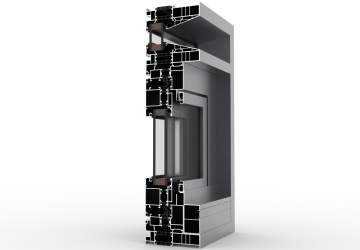 SMIRO Thermal Break Hand Cranking Awning Window