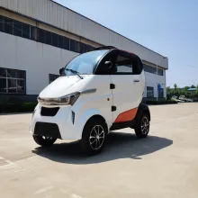 Two Seat Enclosed Cabin 4 Wheel Electric Scooter