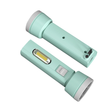 Long Range Outdoor LED Torch Lamp - Rechargeable Battery Operated Flashlight