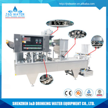 Factory price safety seal firmly automatic cup filling sealing machine