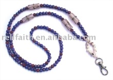 Hot Selling Cherry Beaded Lanyard with Trigger Hook