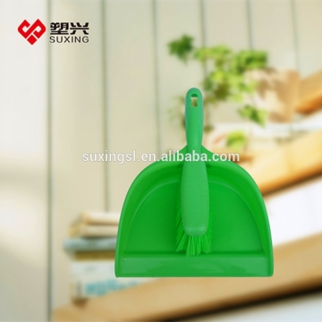 plastic dustpan and brush