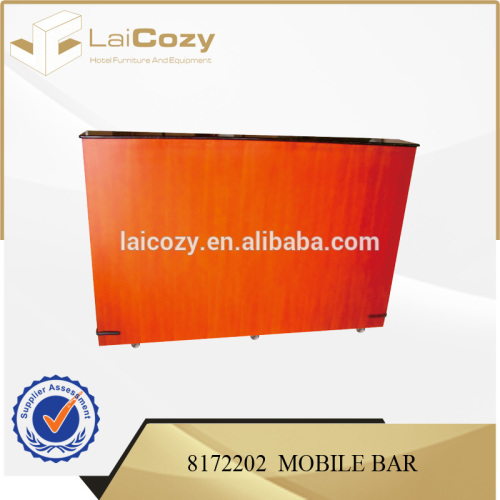 Hotel wooden mobile bar/mini bar for hotel restaurant/wooden mobile bar for hotel