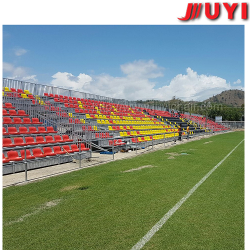 JY-715 factory price gym bench portable metal grandstand metal bleacher movable tribune sport seating