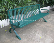 Outdoor bench for park metal park steel bench