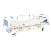 Three function manual movable hospital care bed